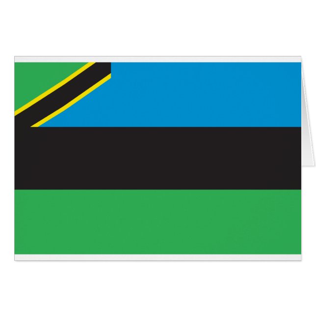 Sansibar-Flagge (Vorderseite (Horizontal))