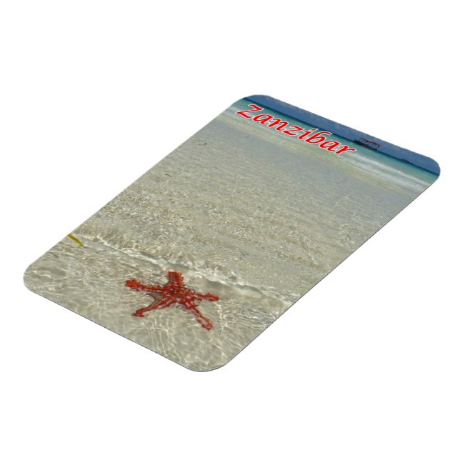 Sansibar - Meerblick - Starfish - Magnet (Linke Seite)