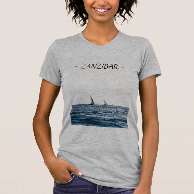 SANSIBAR-Segelboote T-Shirt (Frauen) (Vorderseite)