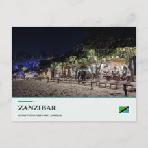 Sansibar Stone Town nach Einbruch der Dunkelheit