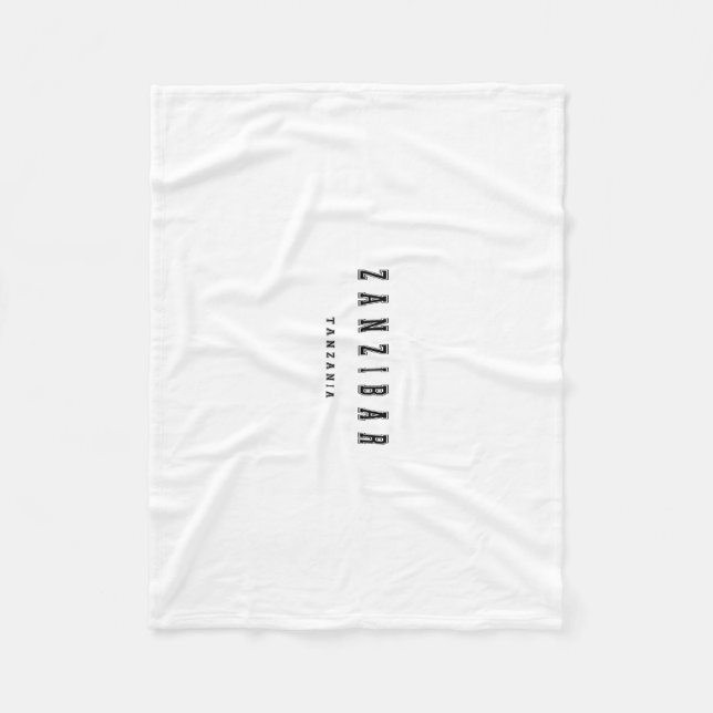 Sansibar Tansania Fleecedecke (Vorderseite)