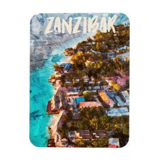 Sansibar Tansania Ocean View Travel Magnet