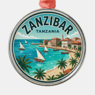 Sansibar Tansania Ornament Aus Metall