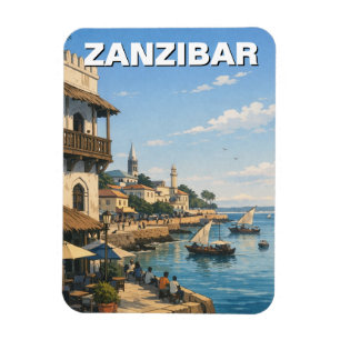 Sansibar Tansania Reise Magnet