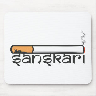 Sanskari Indian Desi Girl oder Junge Sutta Hindi S Mousepad
