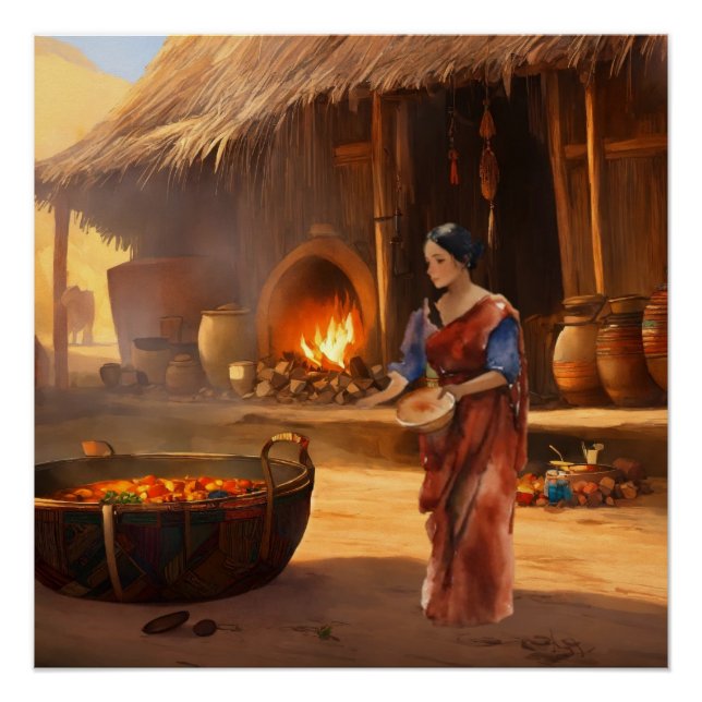 "Sanskrit Splendor: Indian Artistry" Poster (Vorderseite)