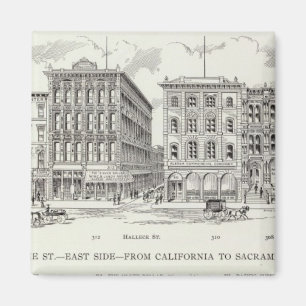 Sansome East Side California und Sacramento Magnet
