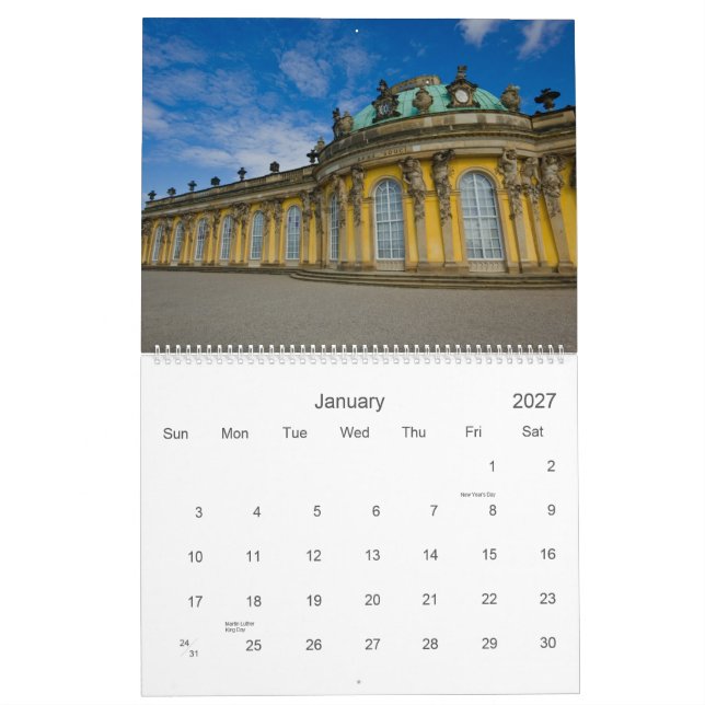 Sanssouci 2011 Kalender (Jan 2027)