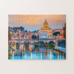 Sant Angelo Bridge Rom Italien Puzzle