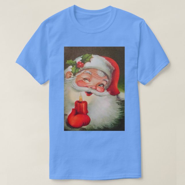 Sant Claus Winking T-Shirt (Design vorne)