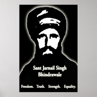 Sant Jarnail Singh Brückrawale Poster