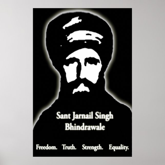 Sant Jarnail Singh Brückrawale Poster (Vorne)