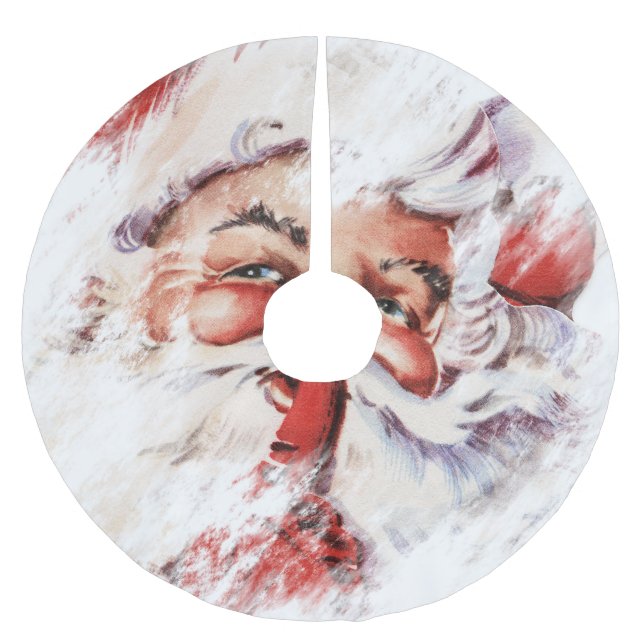 Santa 023 polyester weihnachtsbaumdecke (Vorderseite)