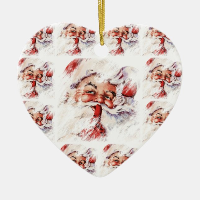 Santa 024 keramik ornament (Vorne)