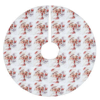 Santa 025 polyester weihnachtsbaumdecke