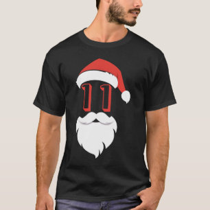 Santa 11 Jahre alt Grafik 11. Geburtstag Christma T-Shirt