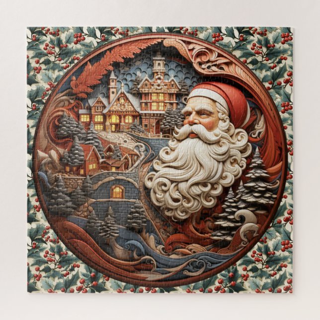 Santa 3D-Puzzle Puzzle (Vertikal)