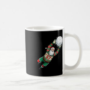 Santa 67 Fußball-Torhüter hässlicher Pullover lust Kaffeetasse