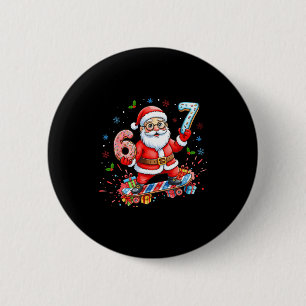 Santa 67 Meme Donut Skateboard Frohe Weihnachten J Button