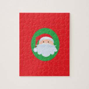 Santa 8x10 Foto Puzzle mit Geschenkboxen