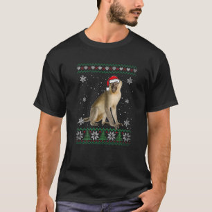 Santa-Affen hässlicher Pullover Tiere Weihnachten 