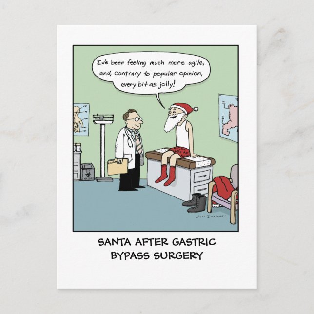 Santa After Gastric Umgehung | Funny Weihnachten W (Vorderseite)