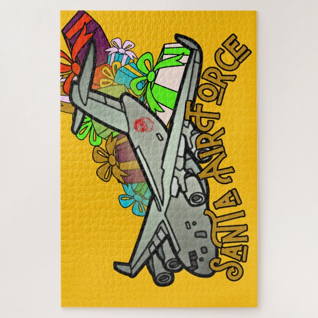 Santa, Air Force, Army Puzzle (Vertikal)