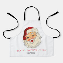 Santa All-over Print Schürze für Kinder