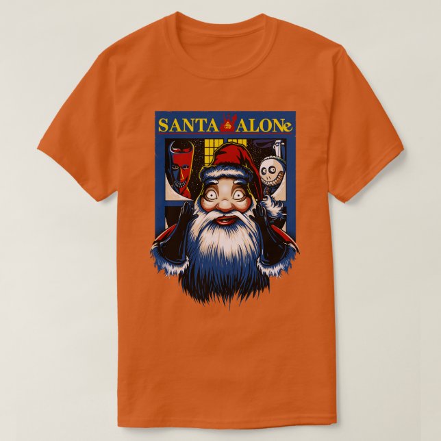 Santa Alone T-Shirt (Design vorne)