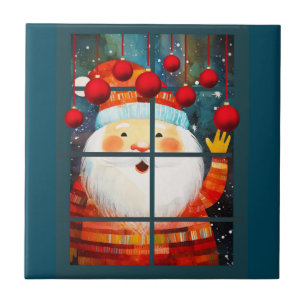 SANTA AM FENSTER FLIESE