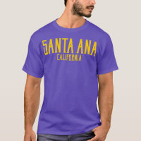 Santa Ana California CA Vintager Text Bernsteinfar