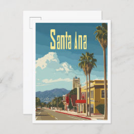 Santa Ana California Postkarte