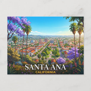 Santa Ana California Reise Postkarte