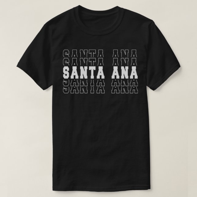Santa Ana Stadt Kalifornien Santa Ana CA 1 T-Shirt (Design vorne)