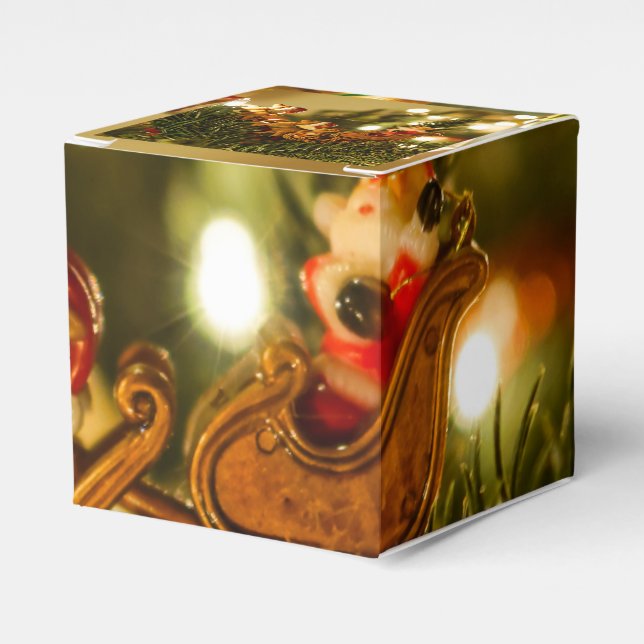 Santa and Reindeer Geschenkschachtel (Vorderseite)