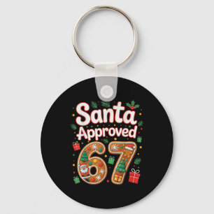 Santa Approved 67 Gen Alpha Six Seven Passende Chr Schlüsselanhänger