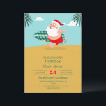 Santa at beach cartoon einladung<br><div class="desc">Weihnachtsmann,  fröhliche Reise zeichnend hawaii ,  Art Maskottchen Comic Relax ,  Aloha Vater Laufbart ,  Boarder lustige Surfer Welle ,  Shorts Sea Merry Surfboard ,  Tropical fun Happy niedlich ,  xmas Beach Surf Illustration ,  Sommersurf Cartoon ,  Weihnachtsmann santa Claus Mann, </div>