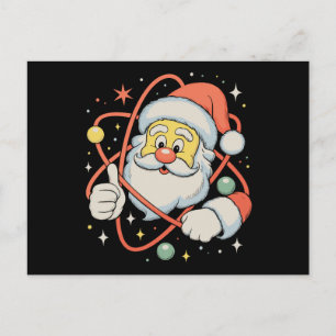 Santa Atom Weihnachten Wissenschaft Xmas Ferien