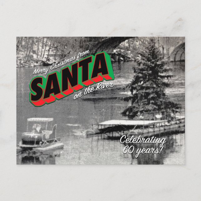 Santa auf der Postkarte 9 (Vorderseite)