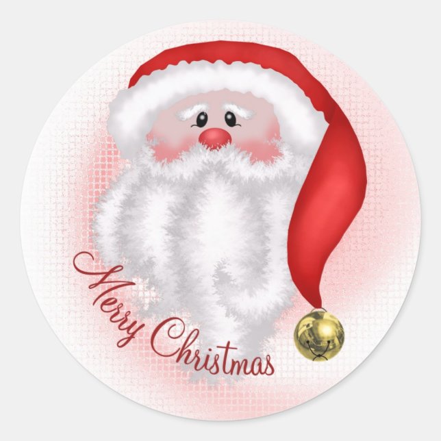 Santa Aufkleber (Vorderseite)