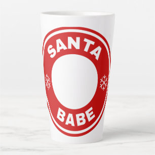 Santa Babe Custom Personalize Melanin Weihnachten Milchtasse