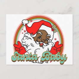 Santa Baby Black Santa Clause Melanin Weihnachten