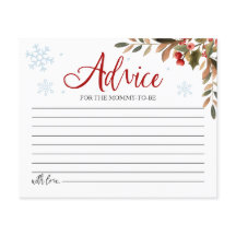 Santa Baby Budget Baby Shower Ratgeberkarten