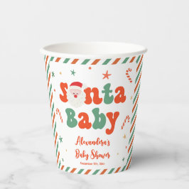 Santa Baby Christmas Baby Dusche Pappbecher