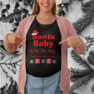 Santa Baby Christmas Baby Dusche T-Shirt