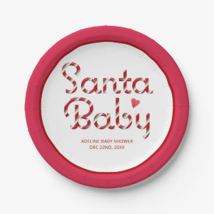 Santa Baby Christmas Baby Duschkabine Teller