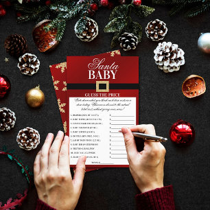 Santa Baby Christmas Baby Shooter Price Game