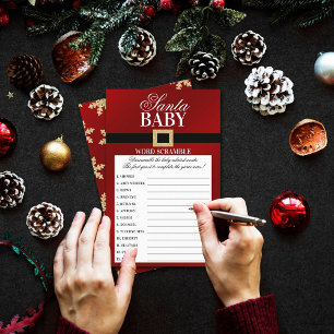 Santa Baby Christmas Baby Shooter Word Game
