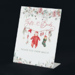 Santa Baby Christmas Baby Shooting Book Sockelschild<br><div class="desc">Santa Baby Christmas Baby Shooting Book</div>