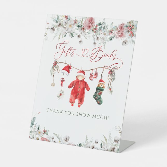 Santa Baby Christmas Baby Shooting Book Sockelschild (Vorderseite)